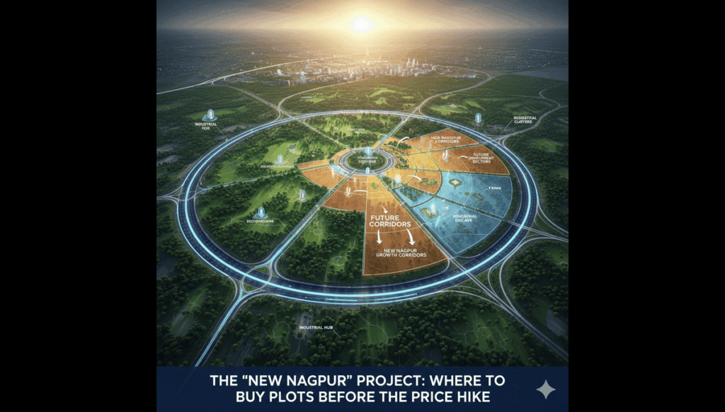 New Nagpur near Mihan and Wardha Road